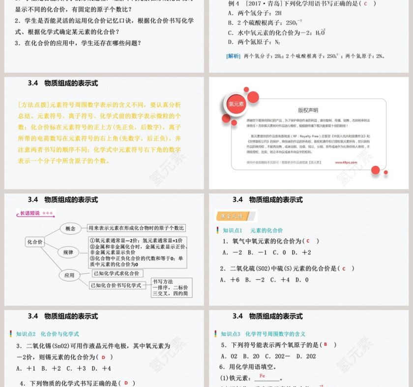物质组成的表示式-第教学ppt课件第6张