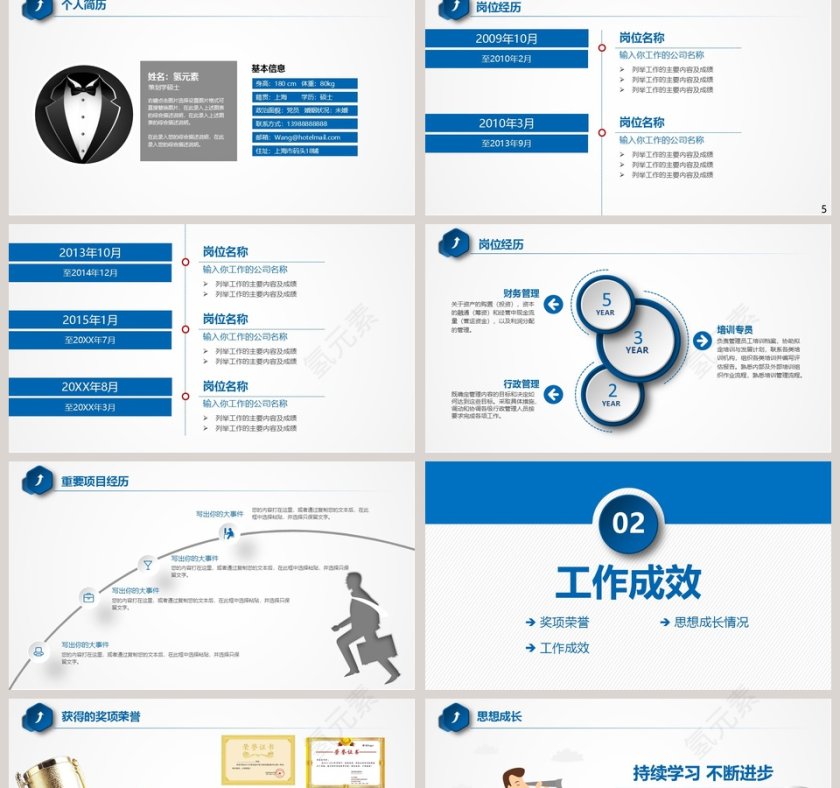 简约大气岗位竞聘报告PPT模板第2张