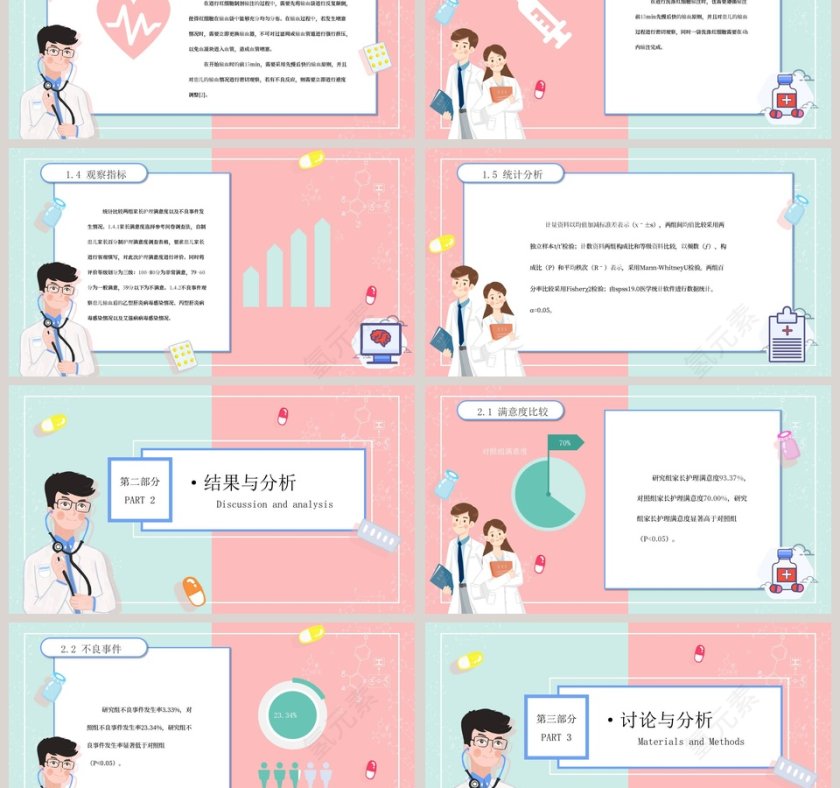 卡通简约大学生医学答辩PPT模板第3张