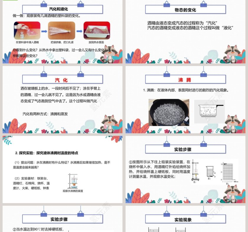 第十二章第三节 汽化与液化 PPT模板内容分享第2张