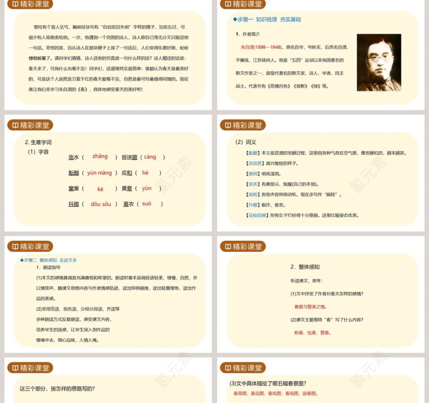 七年级语文上册春PPT课件第2张