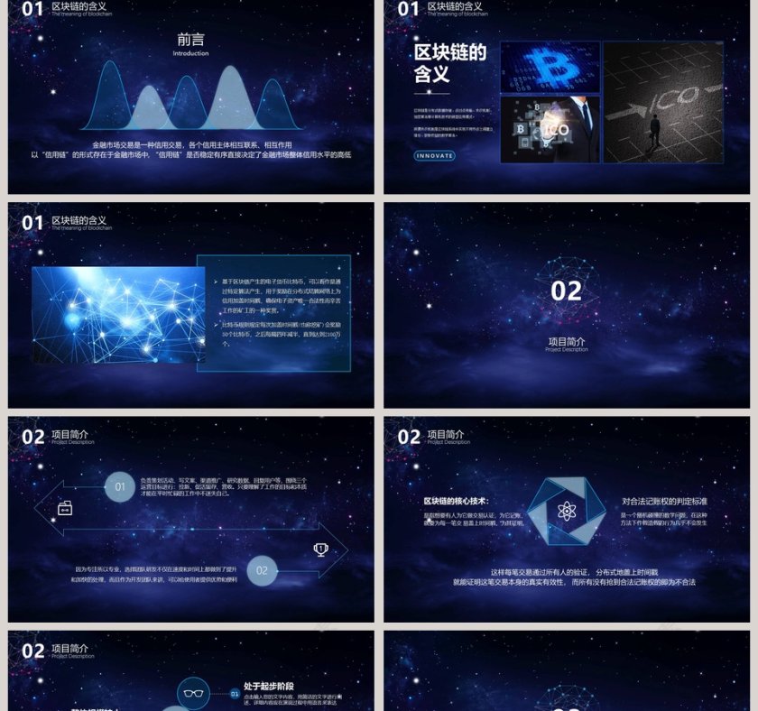 区块链商业计划书ppt第2张