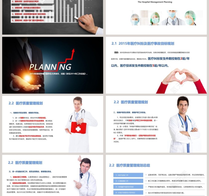 医院科室年终工作总结PPT第3张