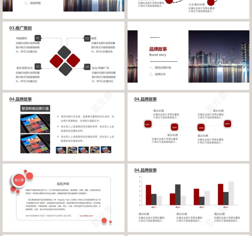 框架完整品牌推广策划方案PPT模板第4张
