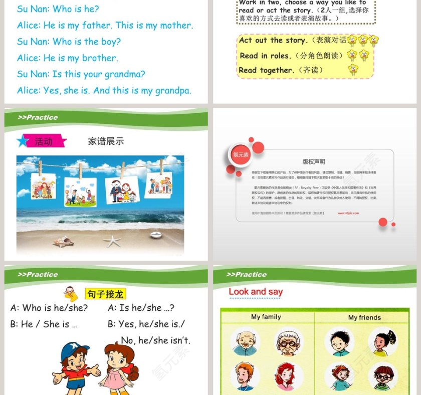 Unit 2 My Family-第三课时教学ppt课件第3张