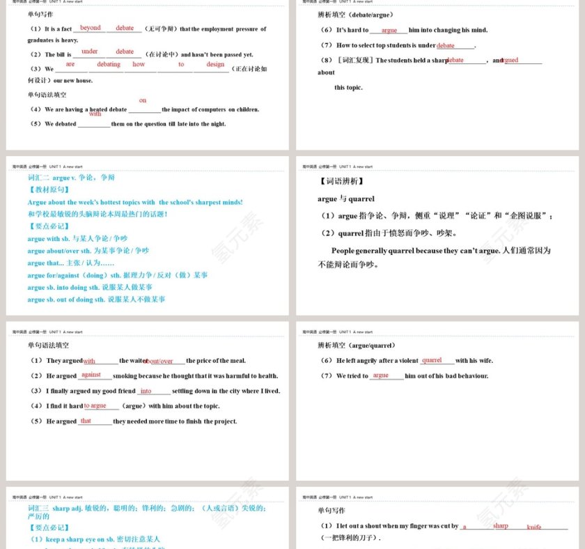UNIT 1  A new start-Section B  Using language教学ppt课件第2张