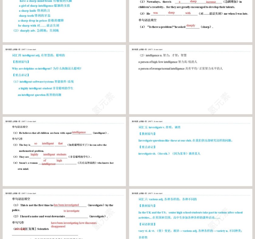 UNIT 1  A new start-Section B  Using language教学ppt课件第3张