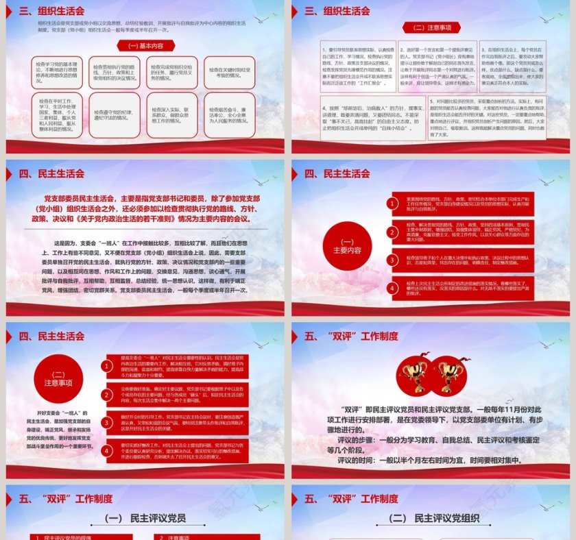 先进性创新型党支部建设 党政工作汇报PPT第5张