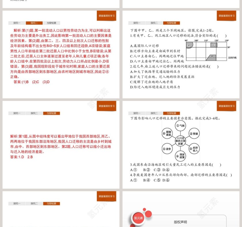 第二节人口迁移教学ppt课件第8张