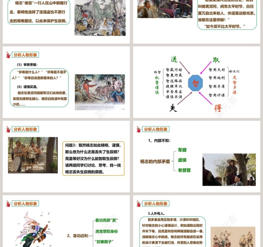 部编版九年级语文上册智取生辰纲PPT课件第3张