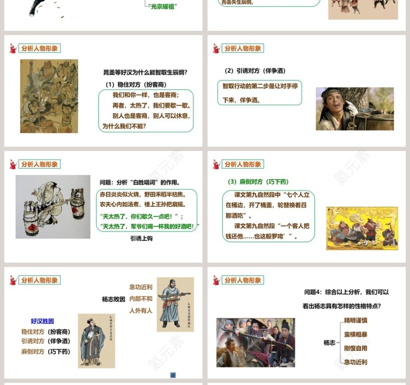 部编版九年级语文上册智取生辰纲PPT课件第4张