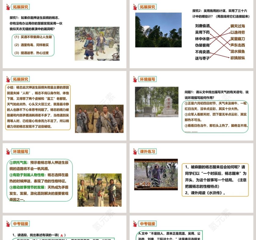 部编版九年级语文上册智取生辰纲PPT课件第5张