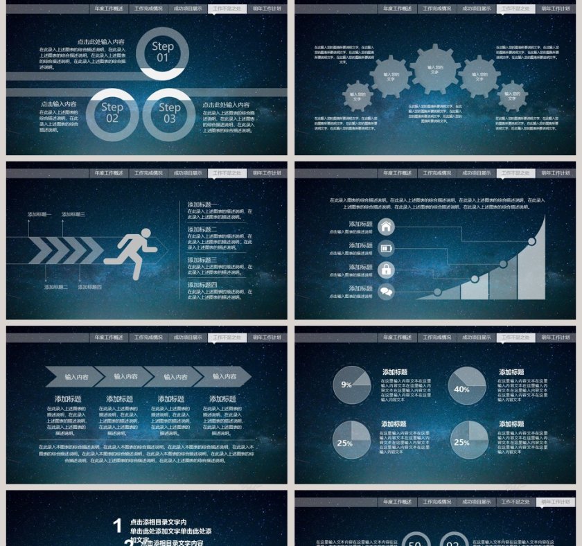 2019述职报告ppt模板第5张