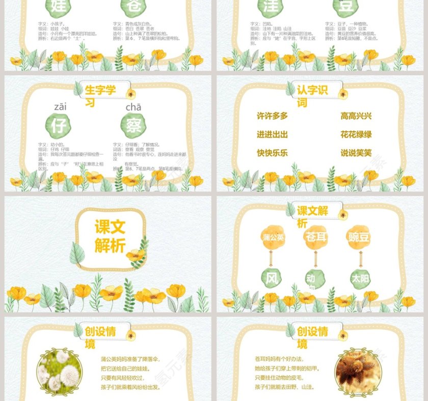 部编版二年级语文上册植物妈妈有办法语文课件PPT第3张