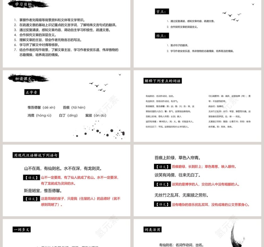 初中语文课件PPT《陋室铭》   第2张