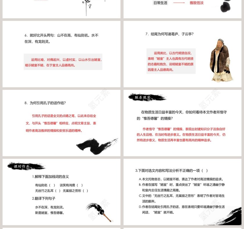 初中语文课件PPT《陋室铭》   第4张