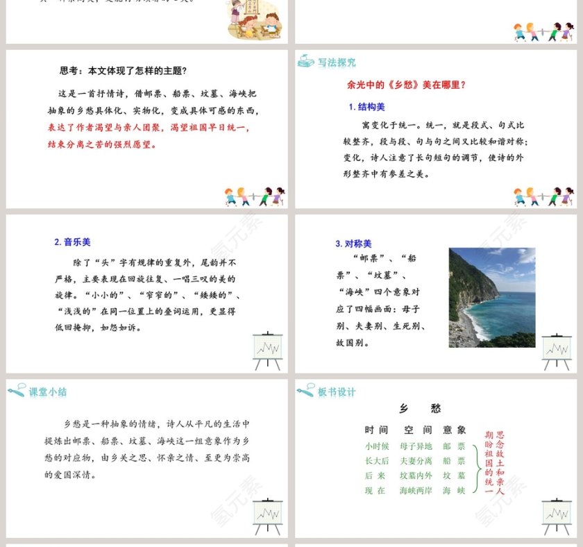 课文解析乡愁语文课件PPT第4张