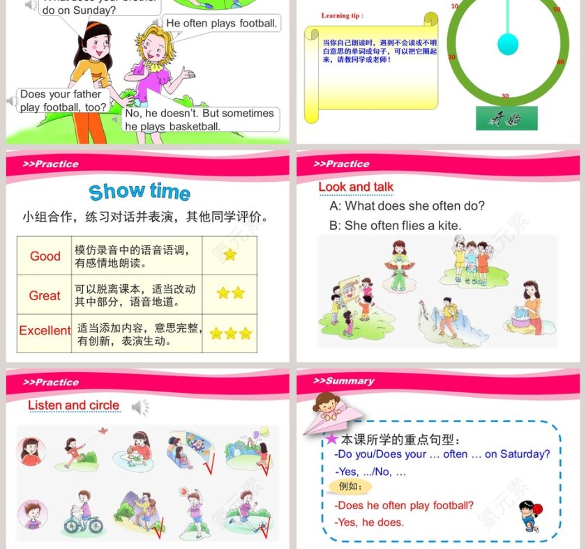 Unit4 What Do You Do on Saturday-第三课时教学ppt课件第3张