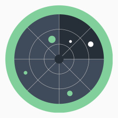 雷达探测器素材