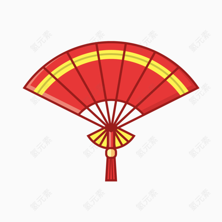 手绘折扇