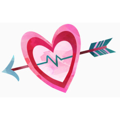 水彩爱心