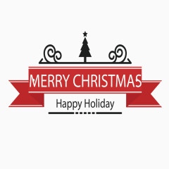 圣诞节装饰飘带