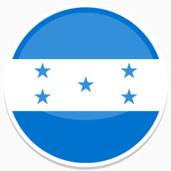 洪都拉斯2014 -世界-杯标志-平-图标