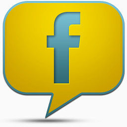 Facebook泡泡社会图标