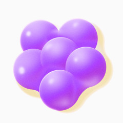 精致卡通五彩圆球