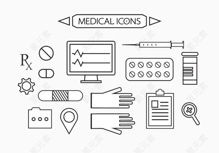 医疗过程平面图