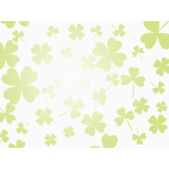 春天树叶三叶草幸运草