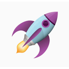 卡通火箭