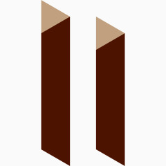 个性空间折叠立体拼接创意字母L