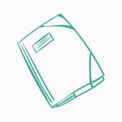 学校用品卡通手绘