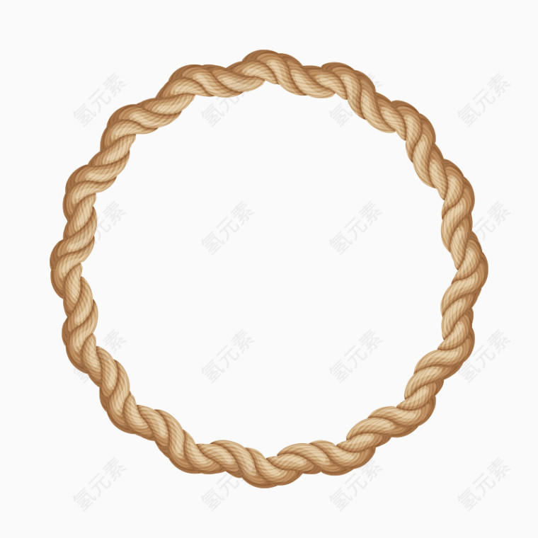麻绳绳子缠绕麻绳卡通装饰