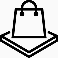 城市市场广场图标