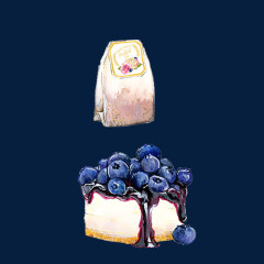 淡雅蓝莓