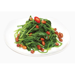 清炒果仁波菜