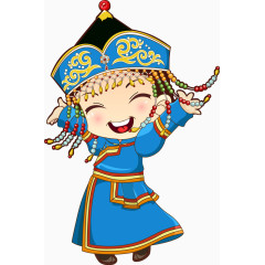 蒙古族娃娃