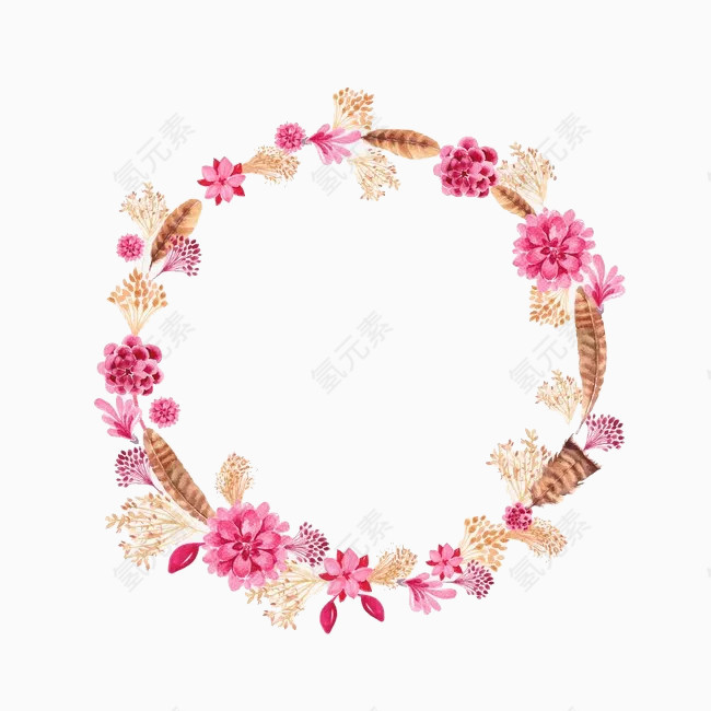 花纹圆圈装饰