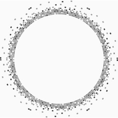 中国风马赛克圆环