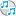 蓝色CD音乐笔记splashyicons