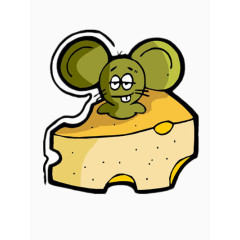 偷吃蛋糕的老鼠