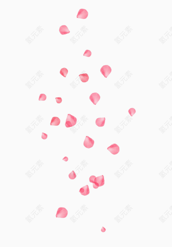 粉色桃花花瓣