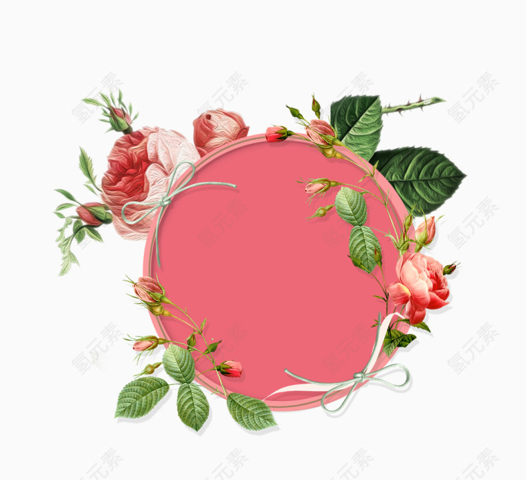 扁平化红色标签