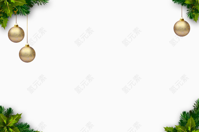 圣诞节边框