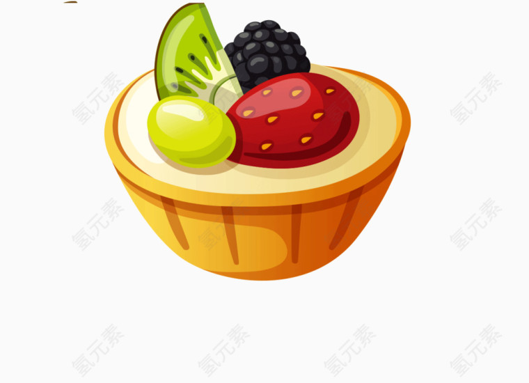 卡通手绘美食图标