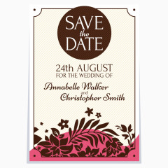 矢量邀请函标签