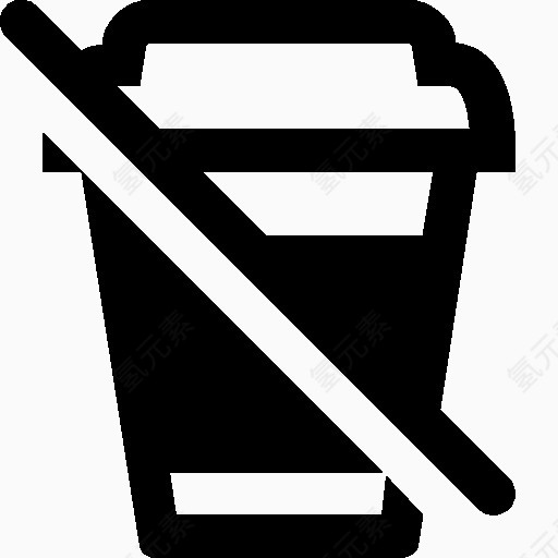 City No Beverages Icon