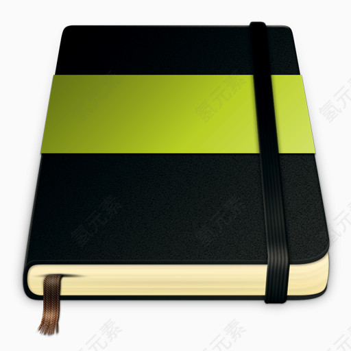 Moleskine绿色笔记本Moleskine图标